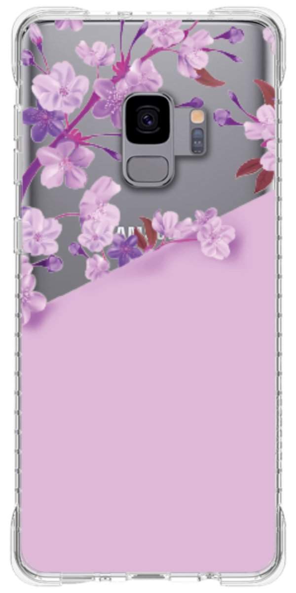 Capinha para Celular Flores Purpuras