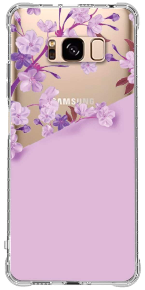 Capinha para Celular Flores Purpuras