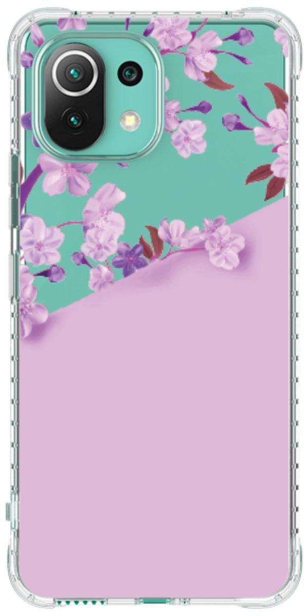 Capinha para Celular Flores Purpuras
