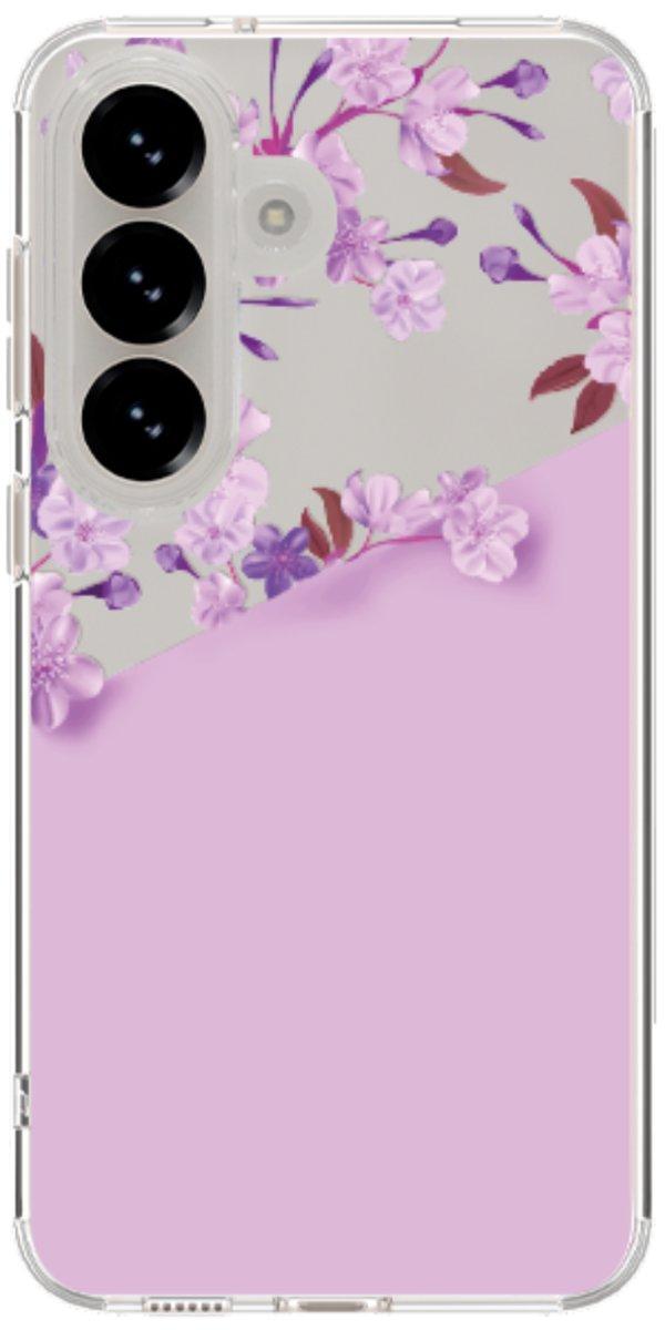 Capinha para Celular Flores Purpuras