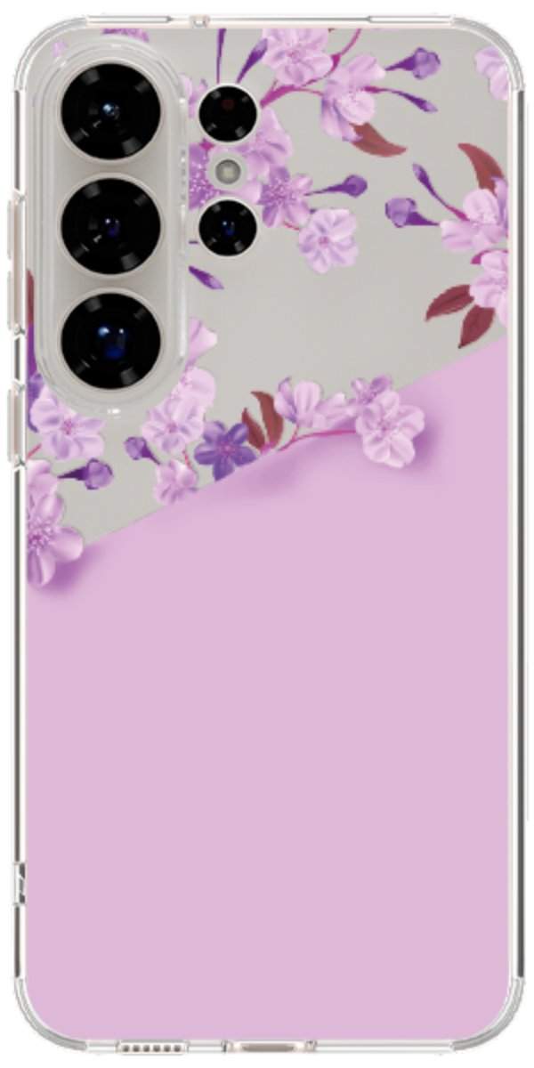 Capinha para Celular Flores Purpuras