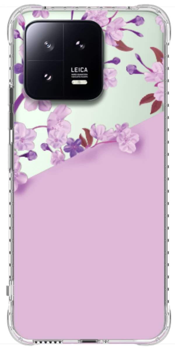 Capinha para Celular Flores Purpuras
