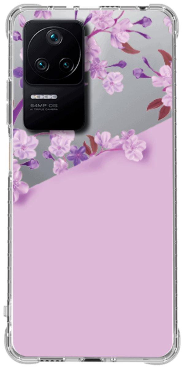 Capinha para Celular Flores Purpuras
