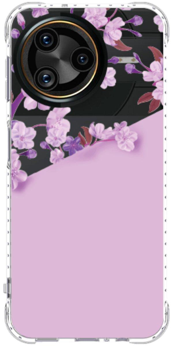 Capinha para Celular Flores Purpuras