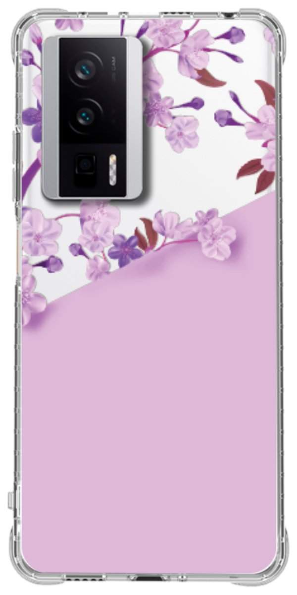 Capinha para Celular Flores Purpuras