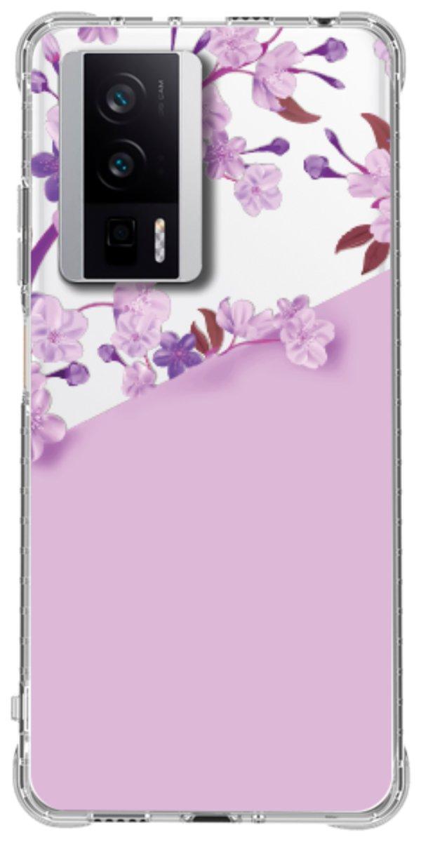 Capinha para Celular Flores Purpuras