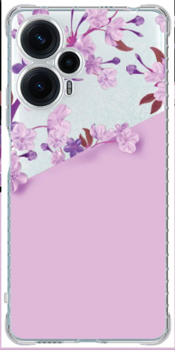 Capinha para Celular Flores Purpuras