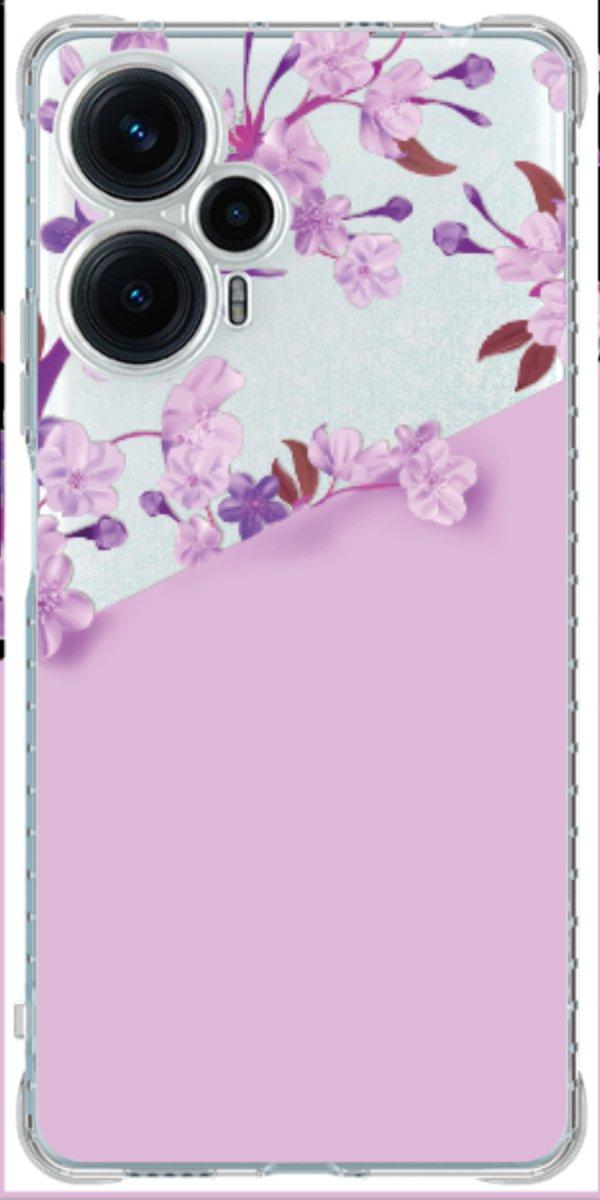 Capinha para Celular Flores Purpuras