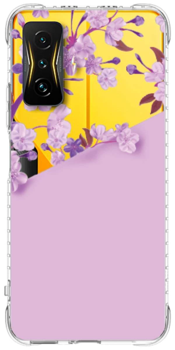 Capinha para Celular Flores Purpuras