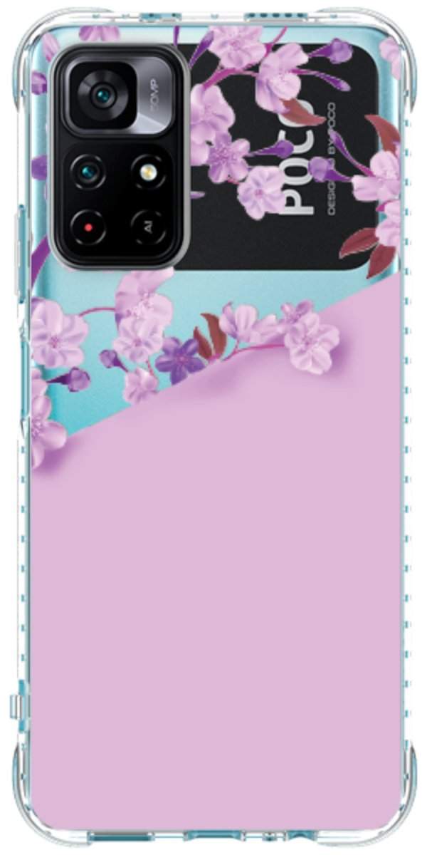 Capinha para Celular Flores Purpuras