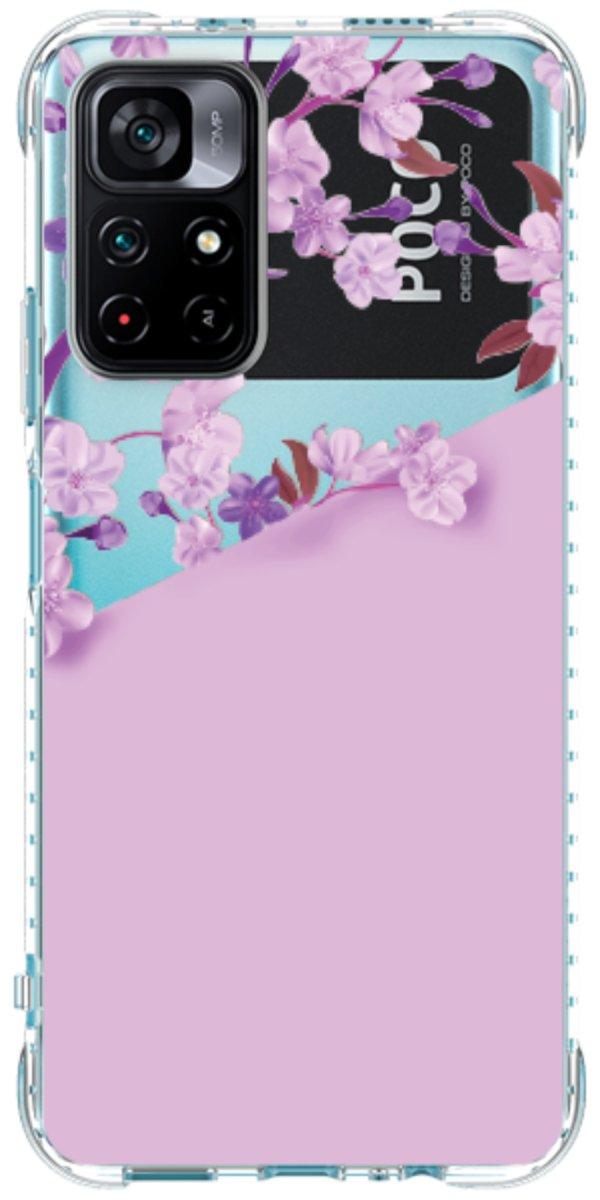 Capinha para Celular Flores Purpuras