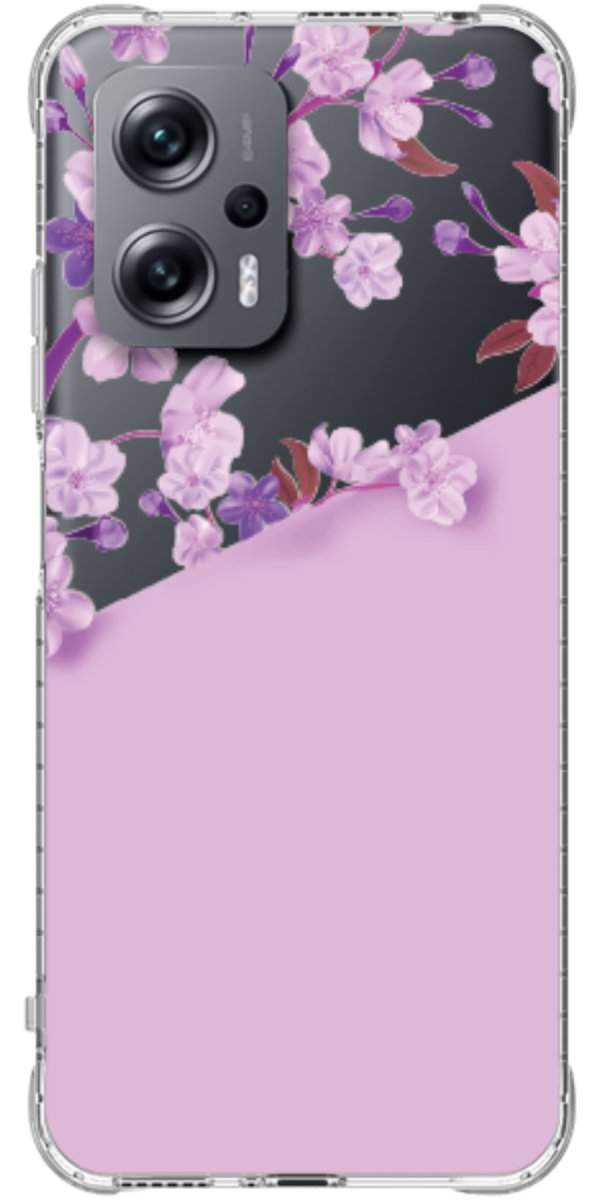 Capinha para Celular Flores Purpuras