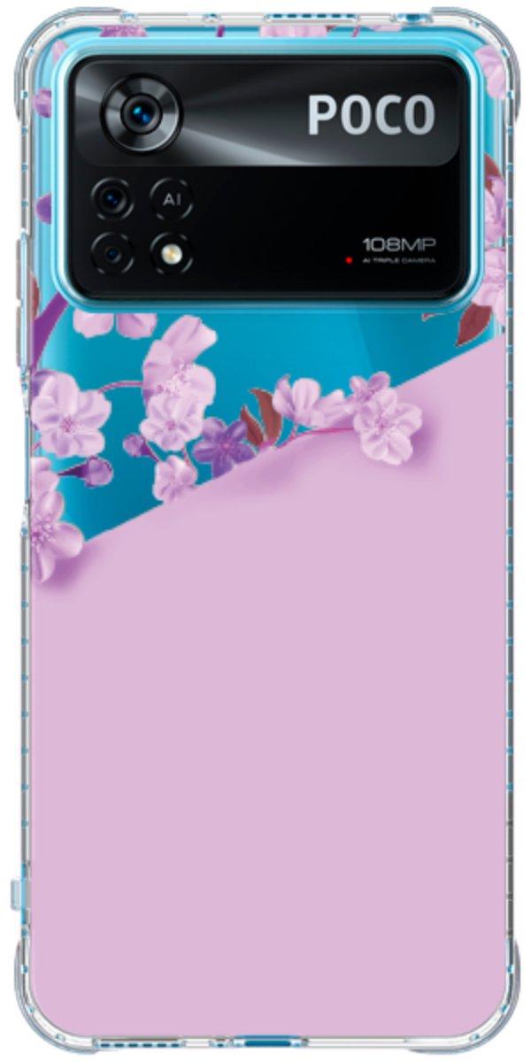 Capinha para Celular Flores Purpuras