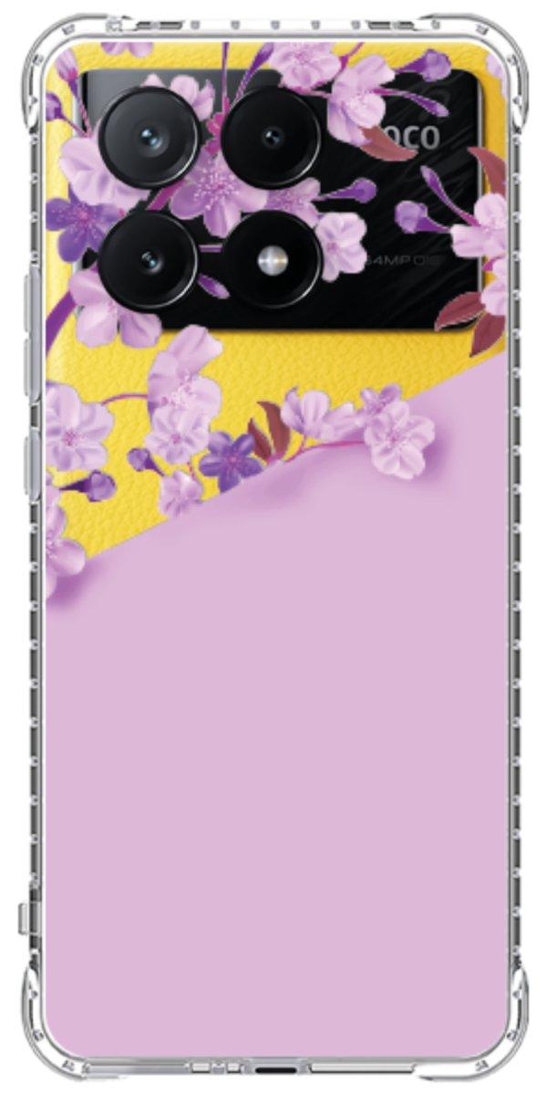 Capinha para Celular Flores Purpuras