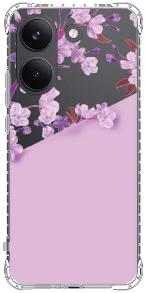 Capinha para Celular Flores Purpuras