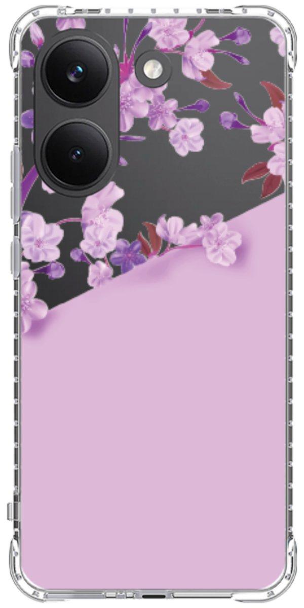 Capinha para Celular Flores Purpuras