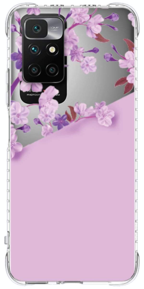 Capinha para Celular Flores Purpuras
