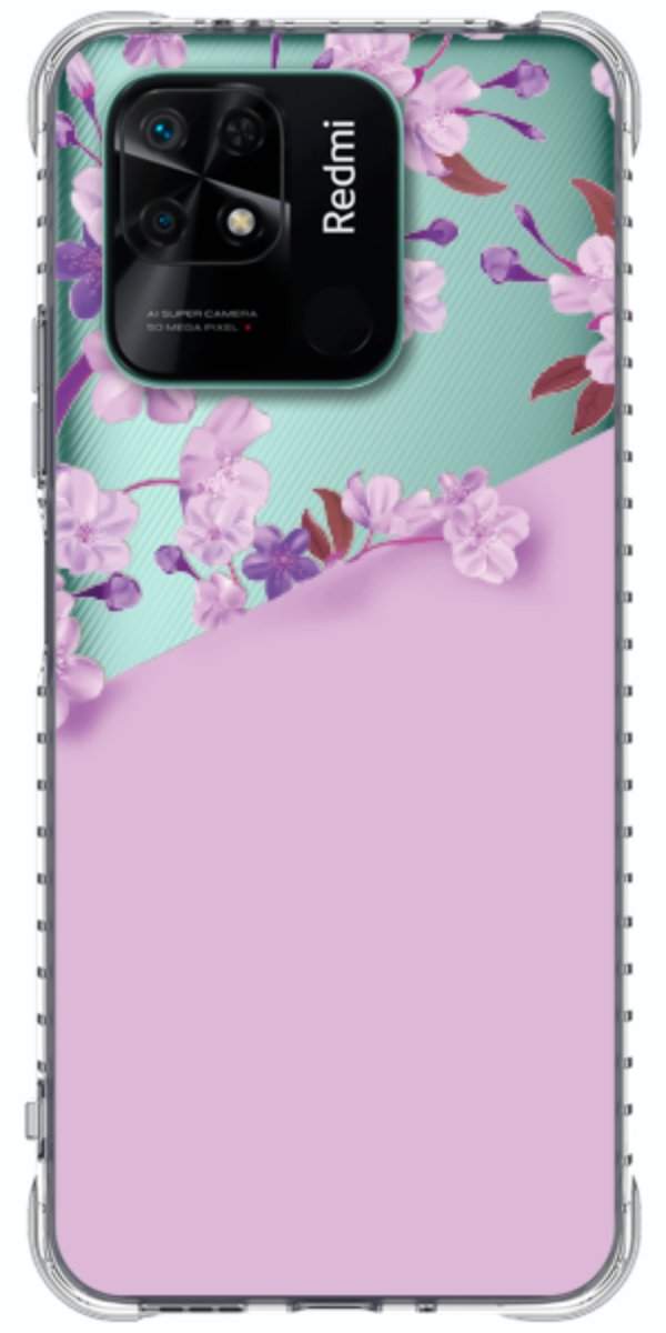 Capinha para Celular Flores Purpuras