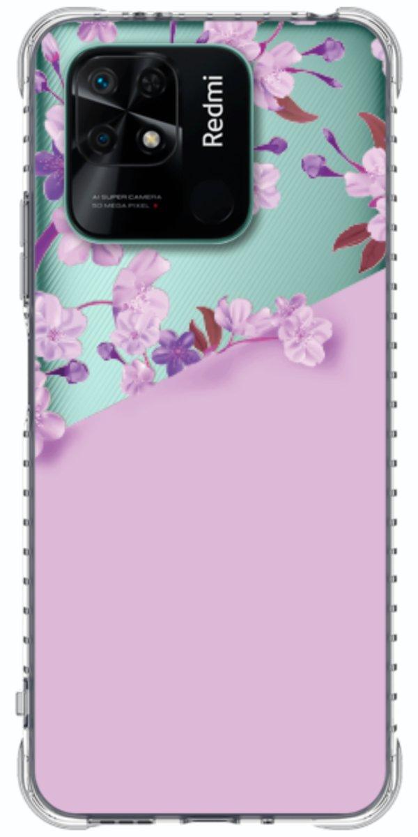 Capinha para Celular Flores Purpuras