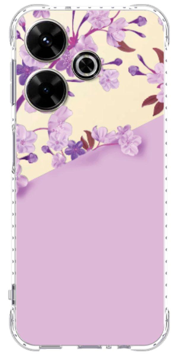 Capinha para Celular Flores Purpuras
