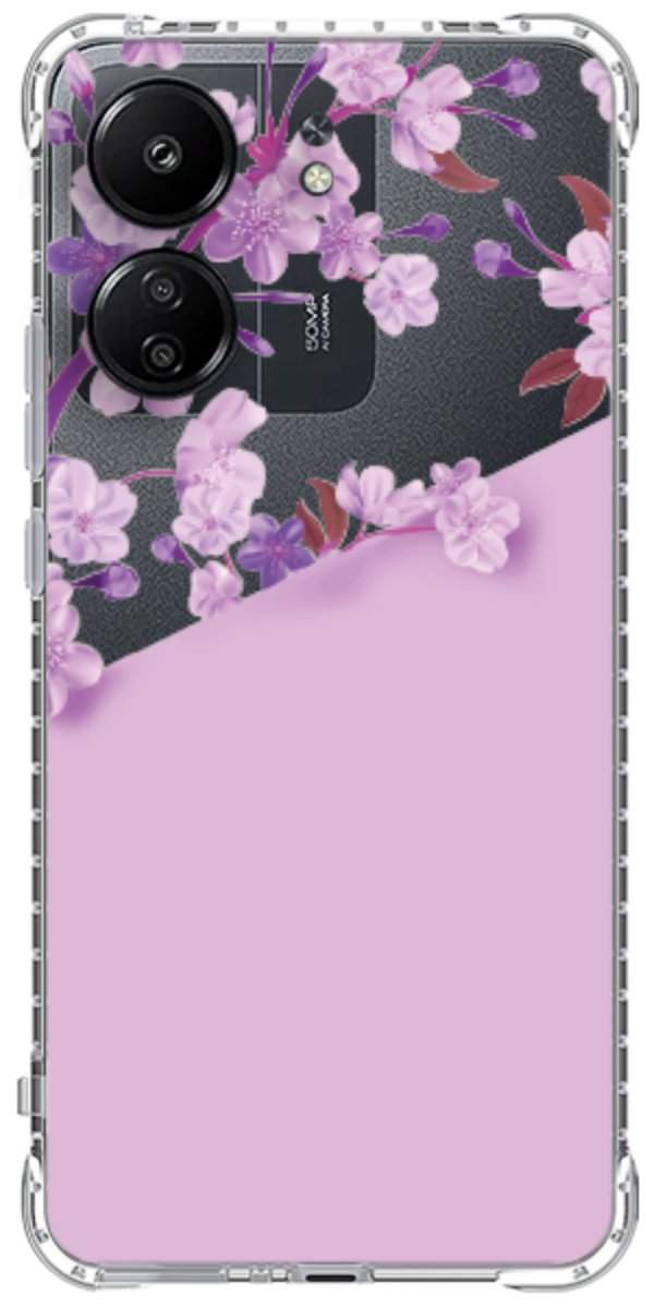 Capinha para Celular Flores Purpuras