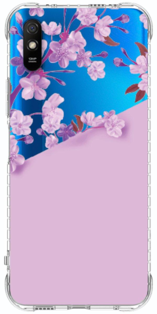 Capinha para Celular Flores Purpuras