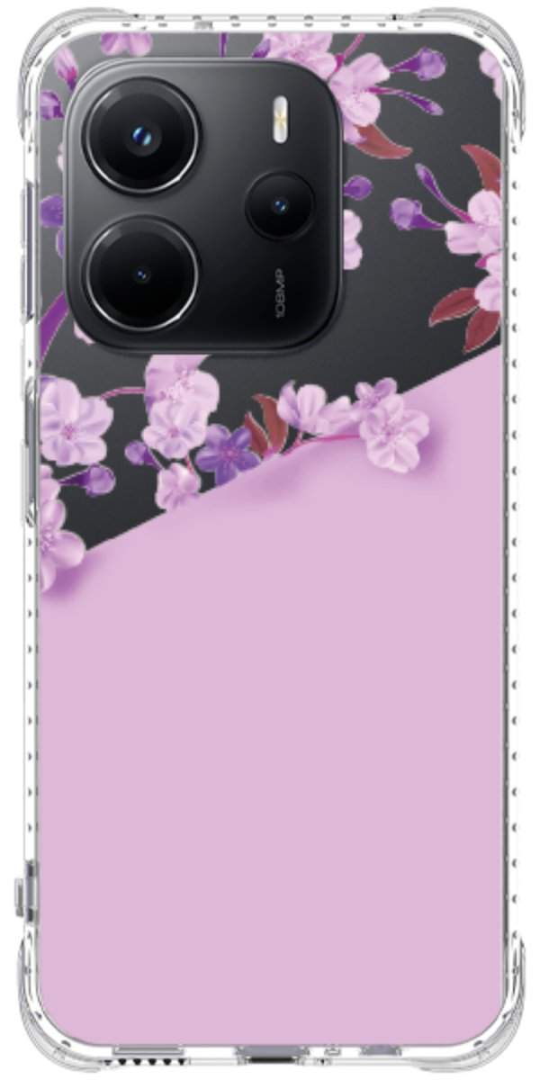 Capinha para Celular Flores Purpuras