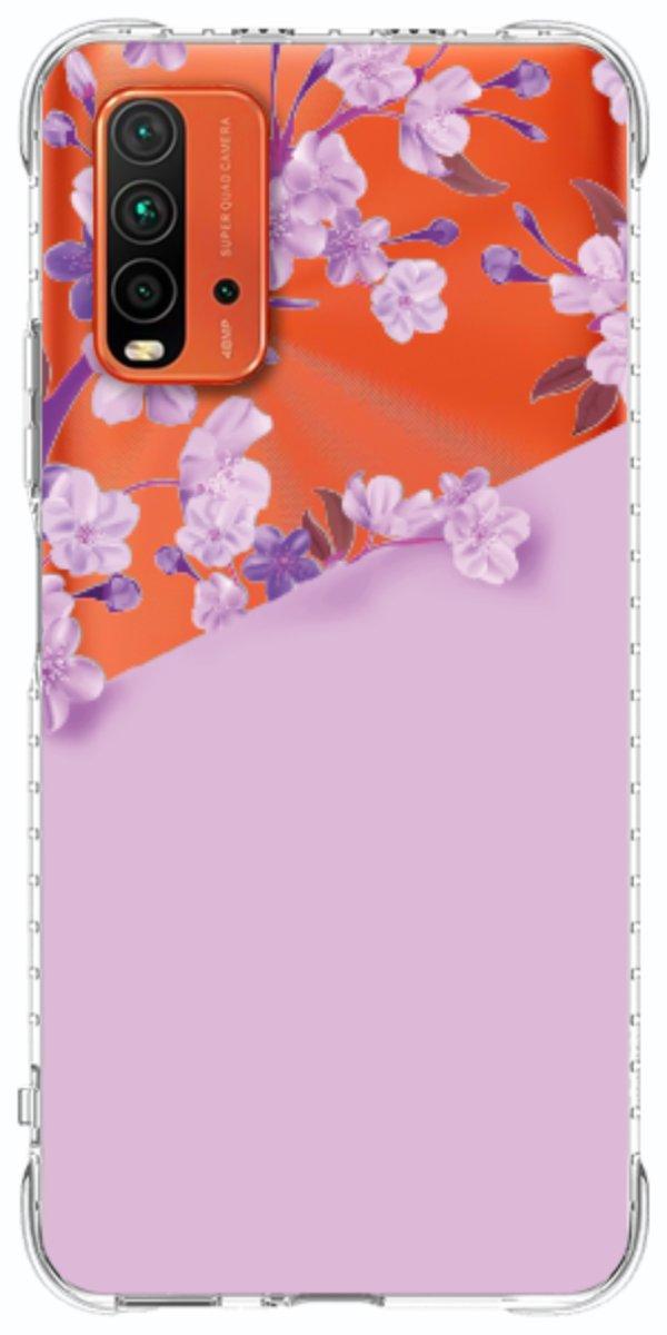 Capinha para Celular Flores Purpuras