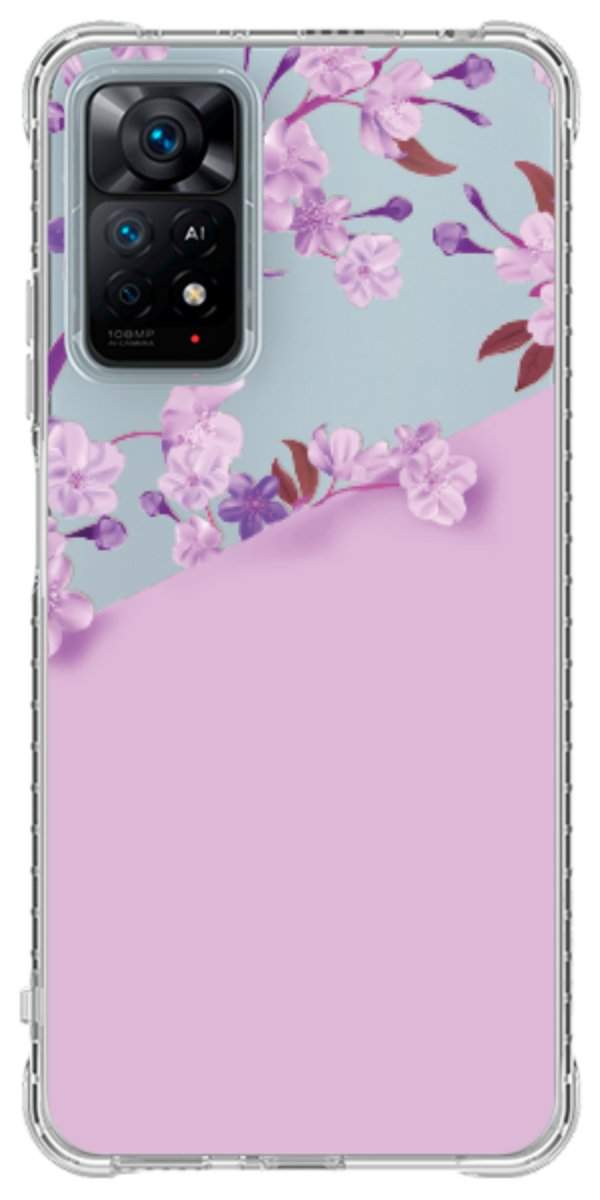 Capinha para Celular Flores Purpuras