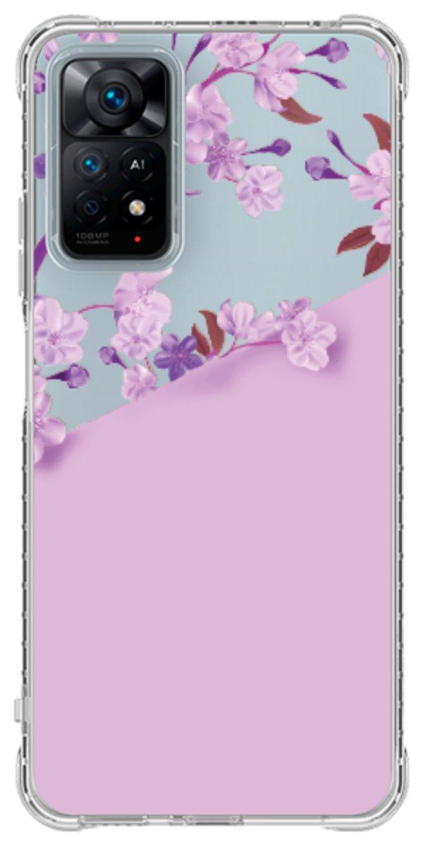 Capinha para Celular Flores Purpuras