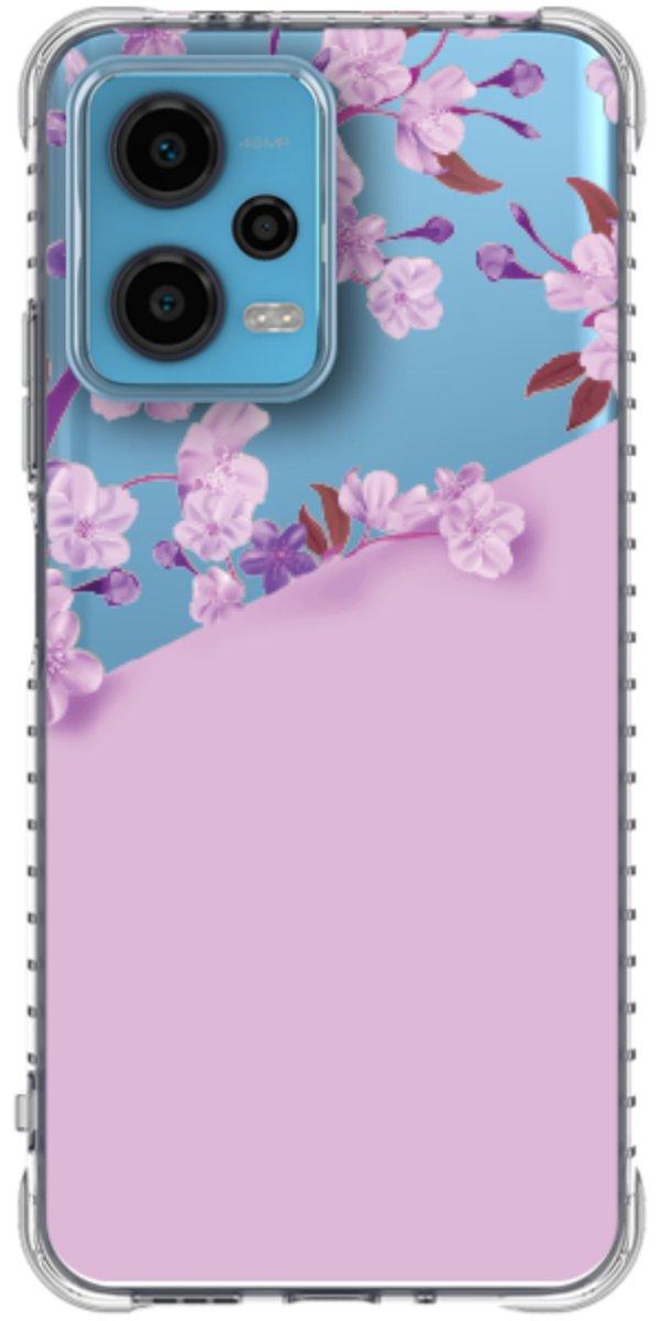 Capinha para Celular Flores Purpuras