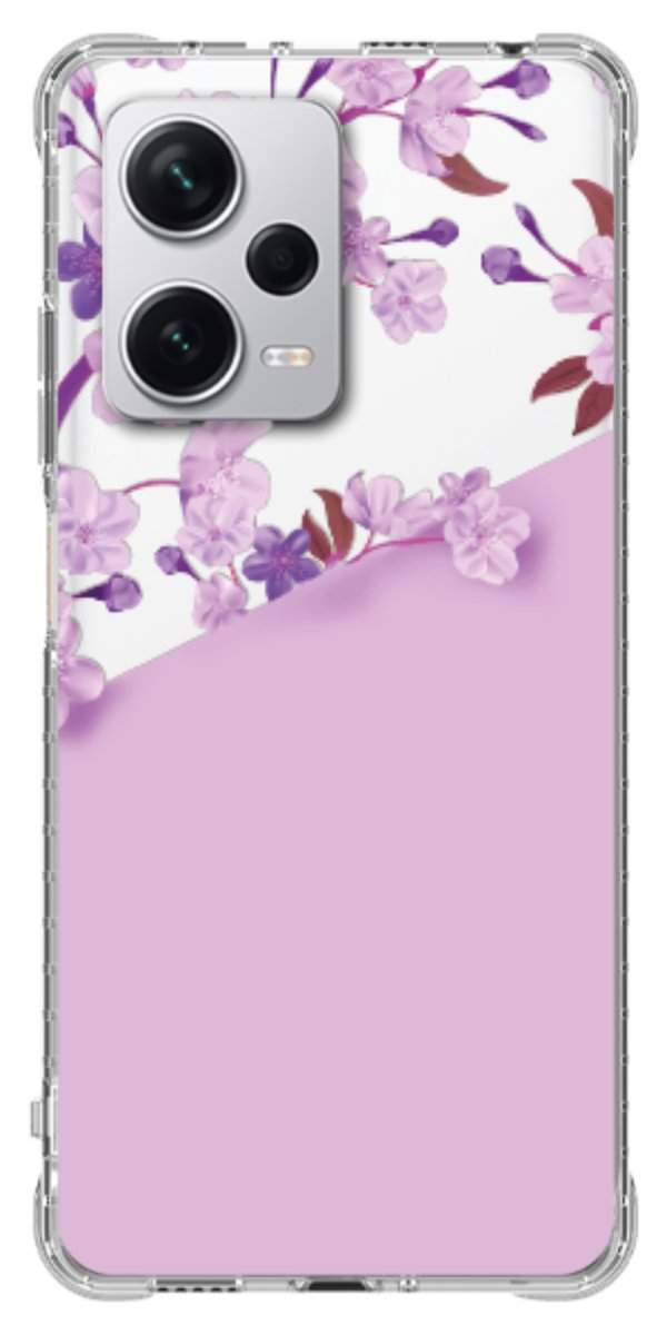 Capinha para Celular Flores Purpuras
