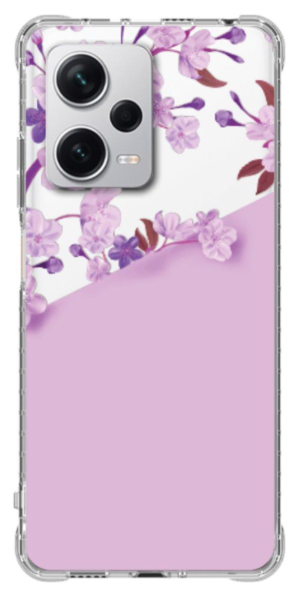 Capinha para Celular Flores Purpuras