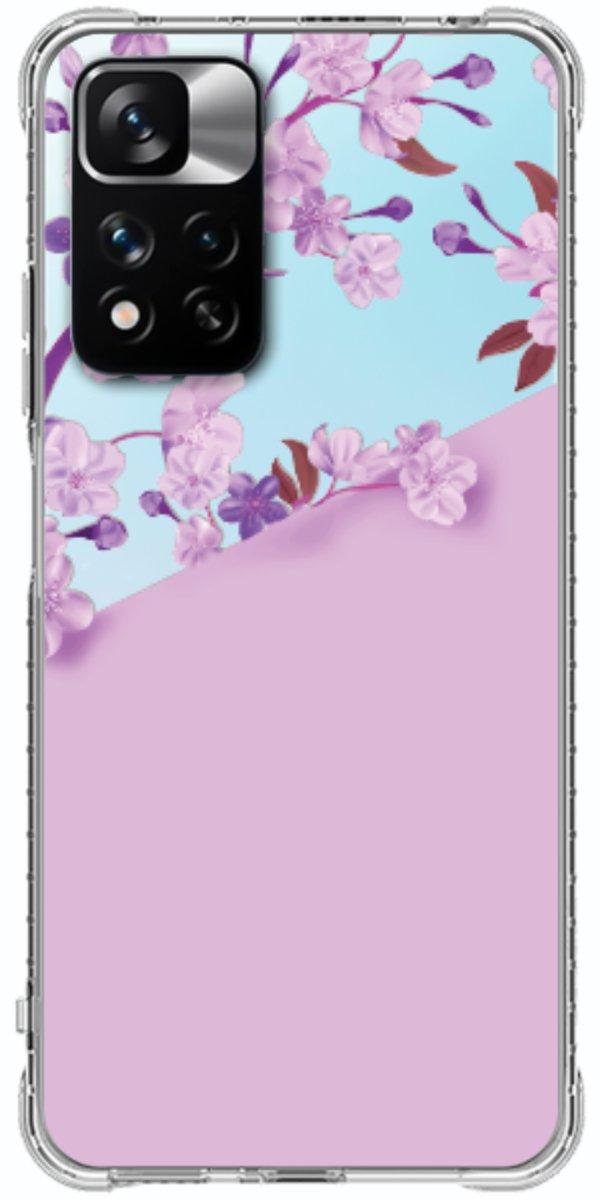 Capinha para Celular Flores Purpuras