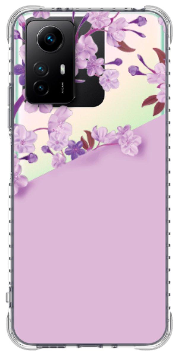 Capinha para Celular Flores Purpuras