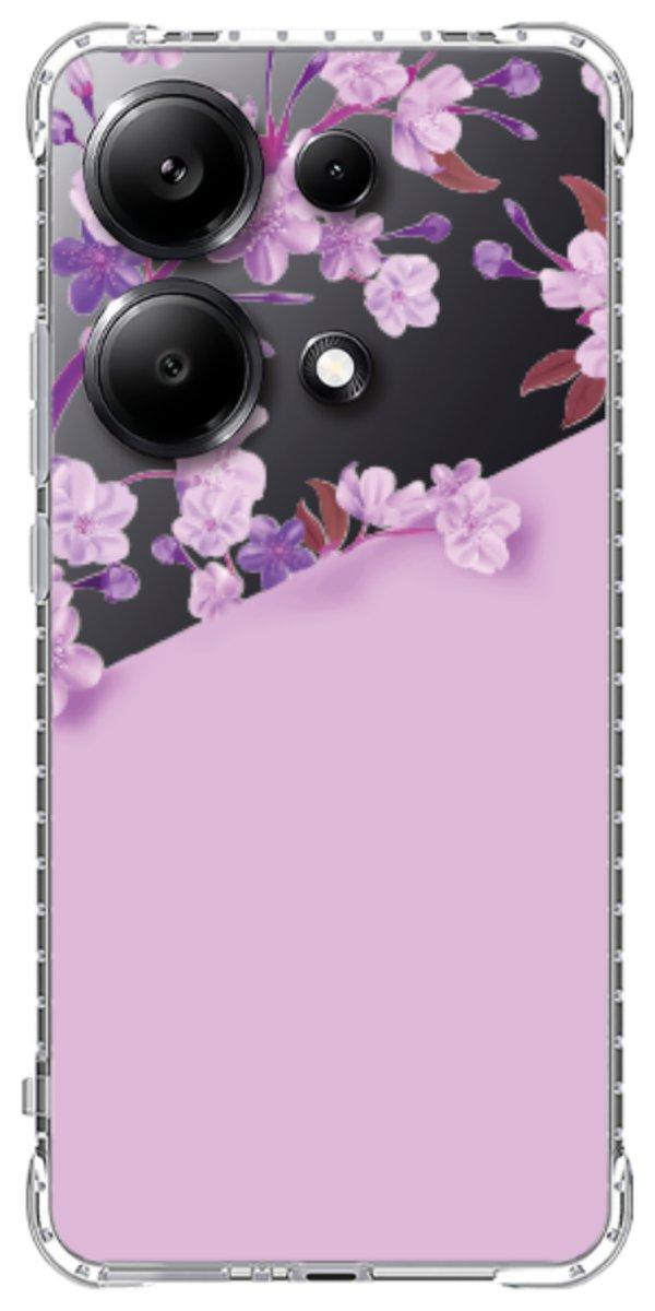 Capinha para Celular Flores Purpuras