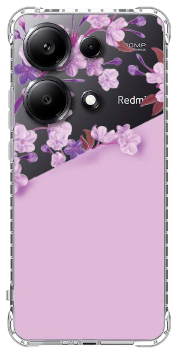 Capinha para Celular Flores Purpuras