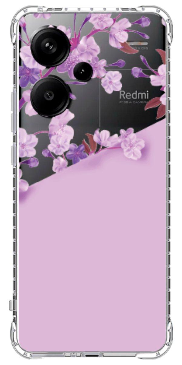 Capinha para Celular Flores Purpuras