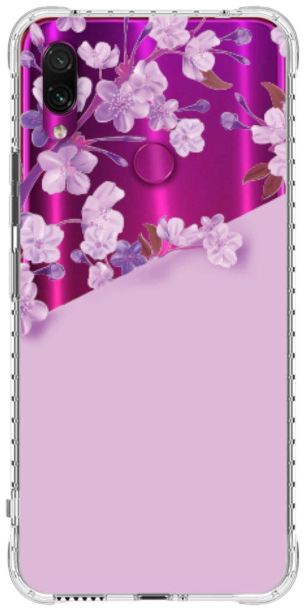 Capinha para Celular Flores Purpuras