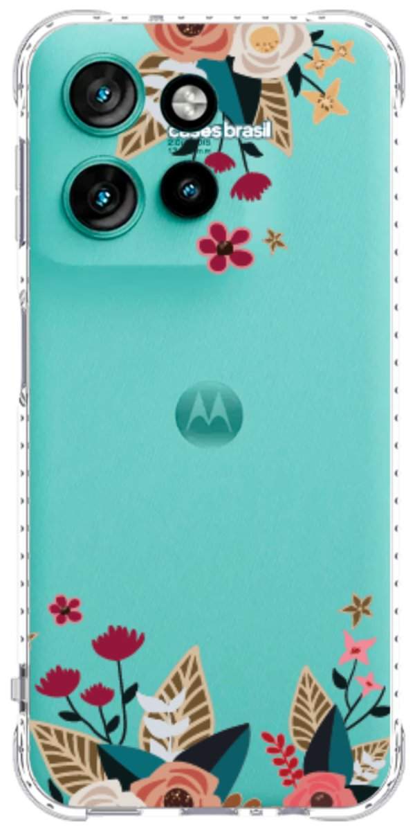 Capinha para Celular Flores Coloridas