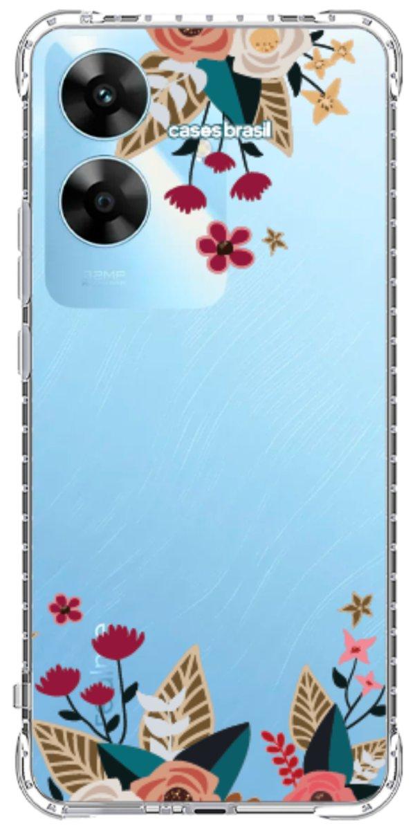 Capinha para Celular Flores Coloridas