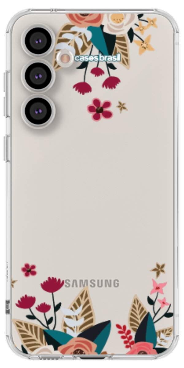 Capinha para Celular Flores Coloridas