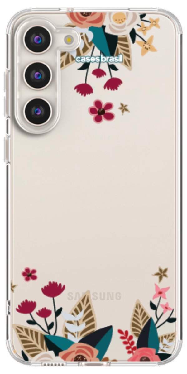 Capinha para Celular Flores Coloridas