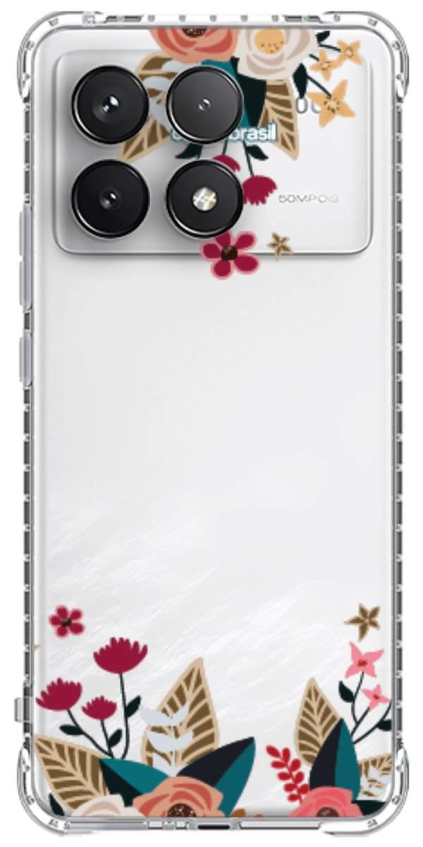Capinha para Celular Flores Coloridas
