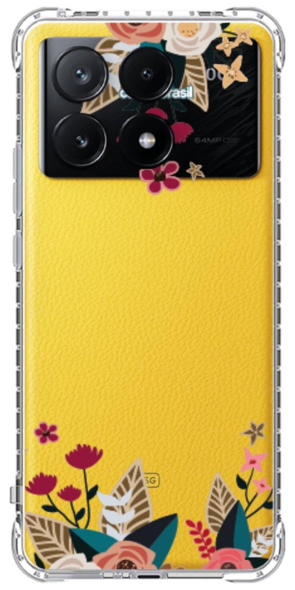 Capinha para Celular Flores Coloridas