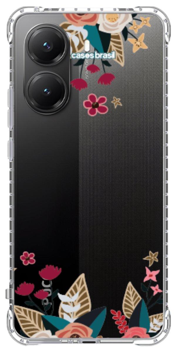 Capinha para Celular Flores Coloridas