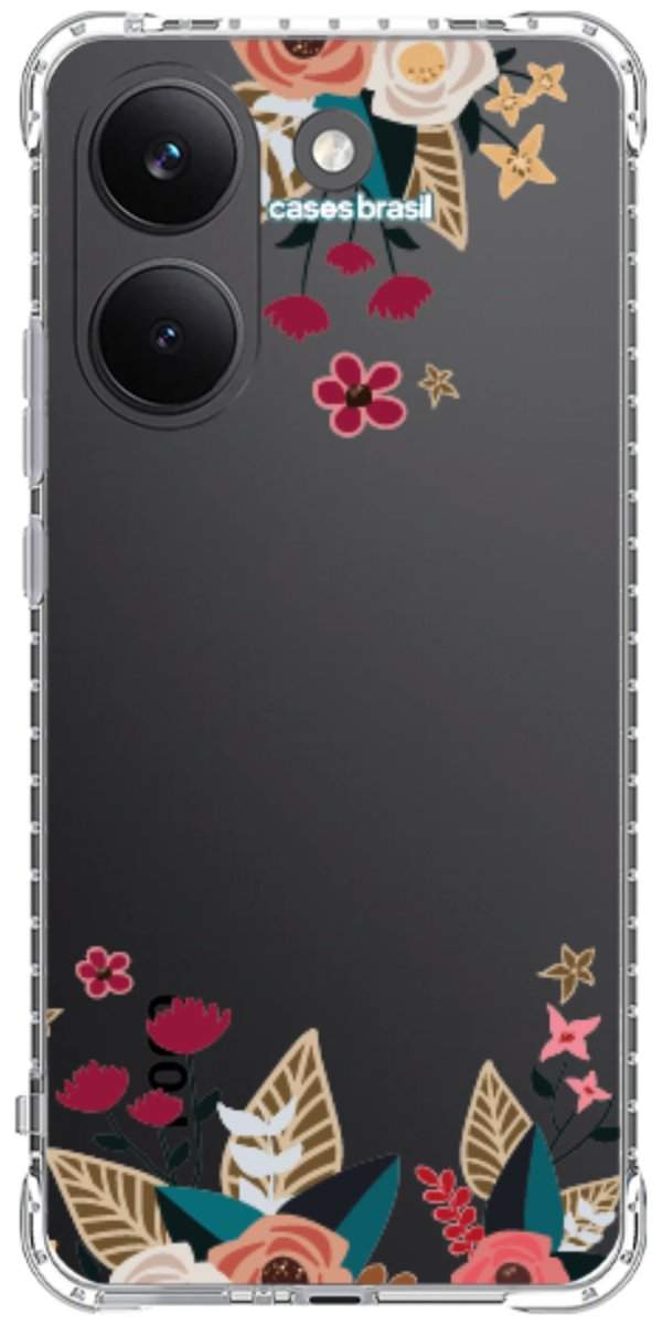 Capinha para Celular Flores Coloridas