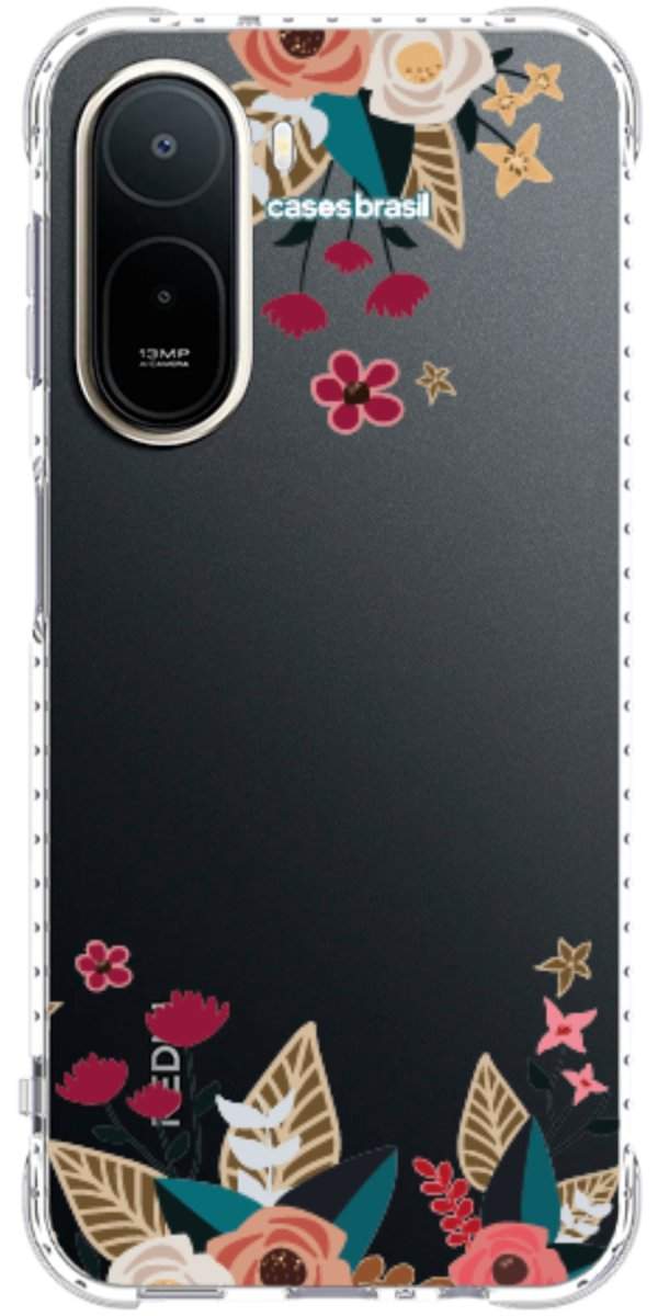 Capinha para Celular Flores Coloridas