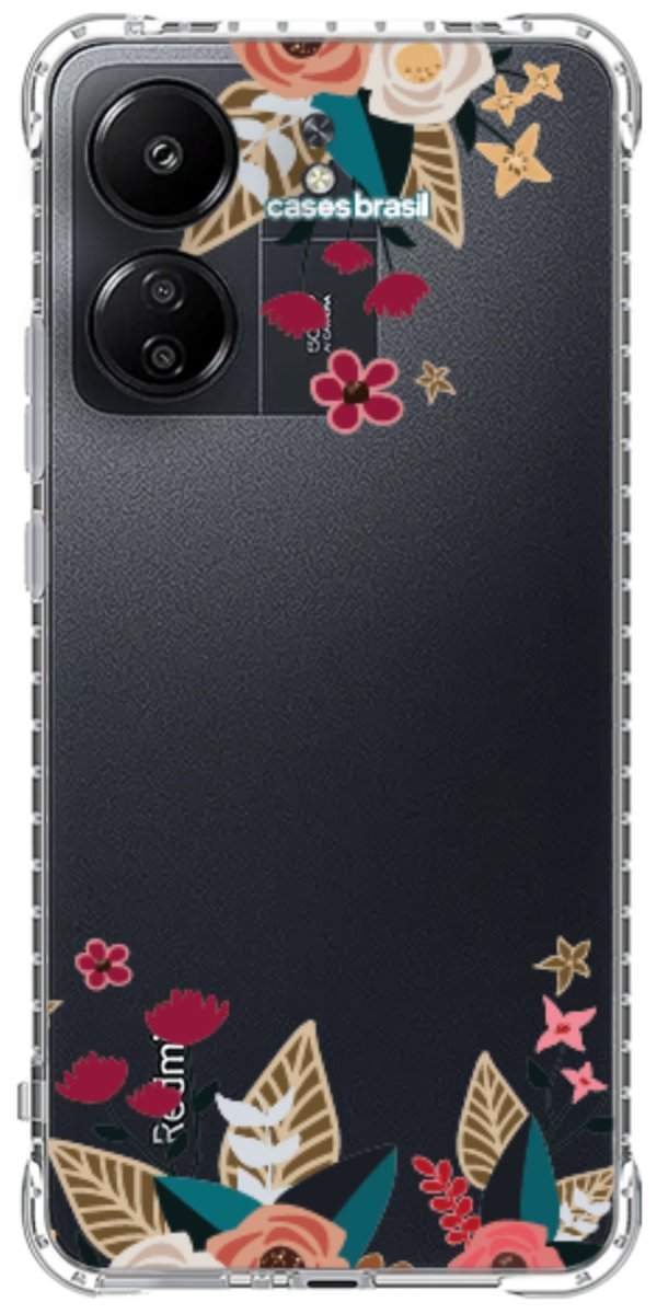 Capinha para Celular Flores Coloridas