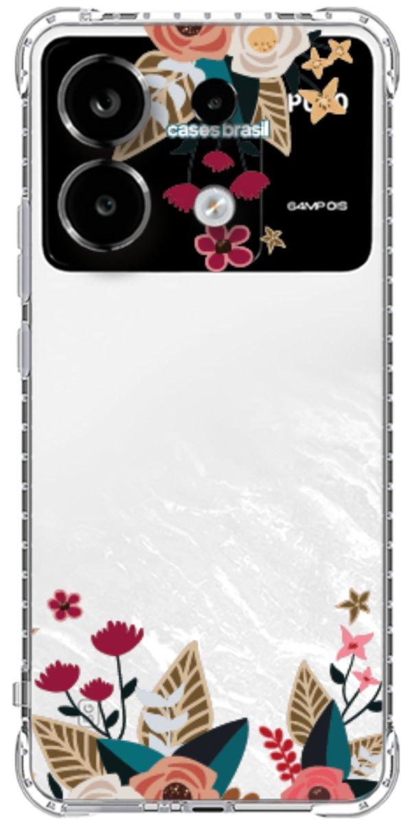 Capinha para Celular Flores Coloridas